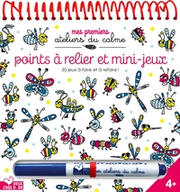 Picture of Points à relier et mini-jeux - bloc à spirale avec feutre effaçable