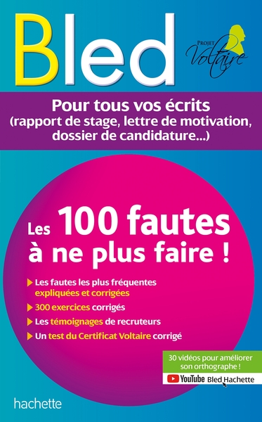 Picture of BLED Les 100 fautes que les recruteurs ne veulent plus voir (Certif Voltaire)