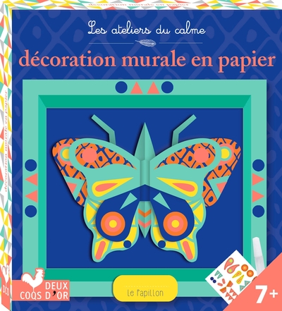 Image de Décoration murale en papier - mini boîte avec accessoires