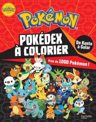 Image de Pokémon - Pokédex de Kanto à Galar à colorier