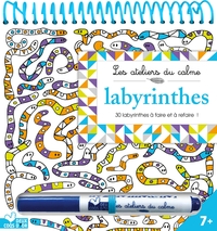 Picture of Labyrinthes - bloc à spirale avec feutre effaçable