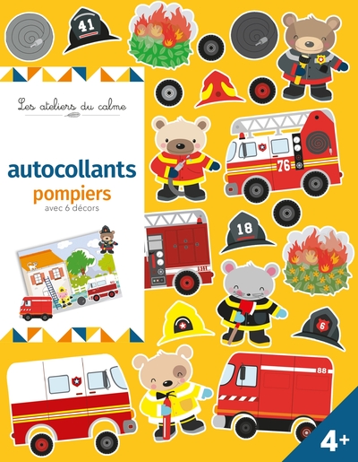 Image de Autocollants pompiers  avec 6 décors