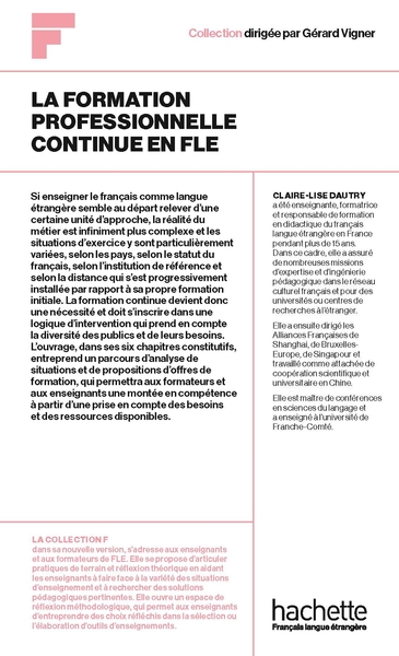 Image de Collection F - La Formation professionnelle continue en FLE