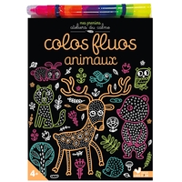 Picture of Colos fluos animaux -  avec un feutre multimines