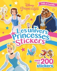Image de DISNEY PRINCESSES - Les univers Princesses - Stickers - Cendrillon et Belle