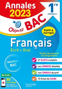 Image de Annales Objectif BAC 2023 - Français 1res