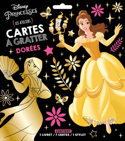 Picture of DISNEY PRINCESSES - Les Ateliers Disney - Cartes à gratter dorées