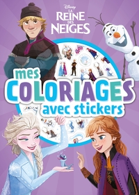 Image de LA REINE DES NEIGES  - Mes coloriages avec stickers