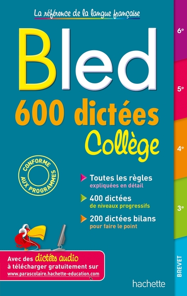 Image de Bled 600 dictées Collège