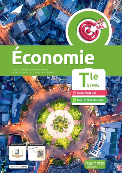 Picture of Objectif Bac Économie Terminale STMG (détachable) -  Ed. 2023