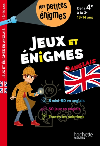Picture of Jeux et énigmes - Anglais - De 4e à la 3e - Cahier de vacances 2025