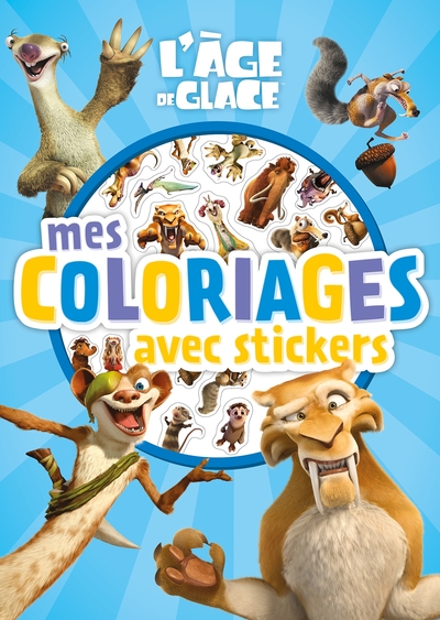 Image de L'ÂGE DE GLACE - Mes coloriages avec stickers