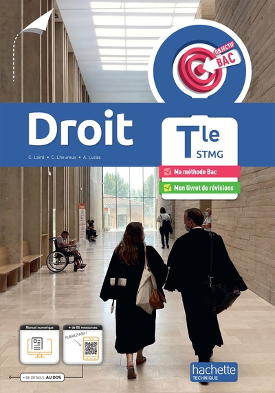 Picture of Objectif Bac Droit Term STMG (détachable) -  Ed. 2023