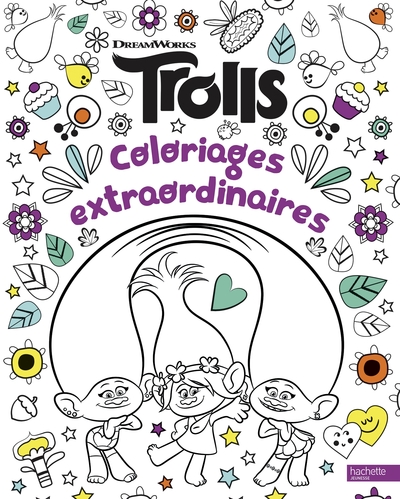 Picture of Dreamworks - Trolls-Coloriages extraordinaires