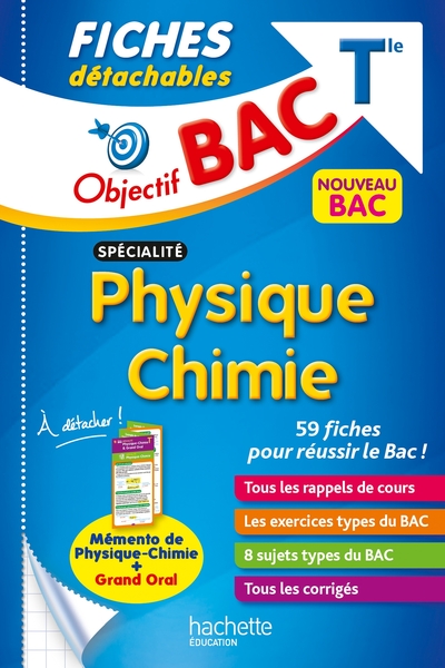 Picture of Objectif BAC Fiches détachables Spécialité Physique-Chimie Tle