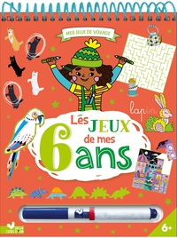 Picture of Les jeux de mes 6 ans  - bloc avec feutre effaçable