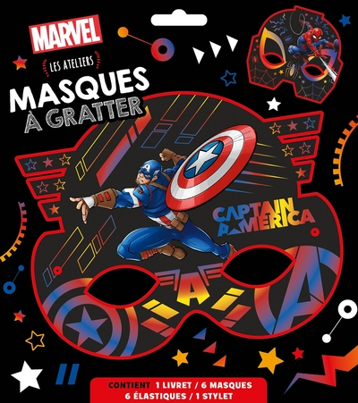 Image de MARVEL - Les Ateliers Disney - Masques à gratter