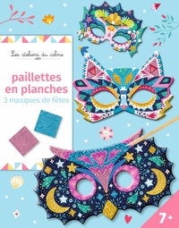 Image de Paillettes en planches masques - pochette avec accessoires