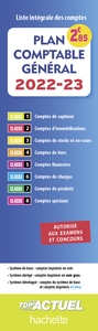 Image de Plan comptable 2022-2023 (autorisé aux examens et concours)