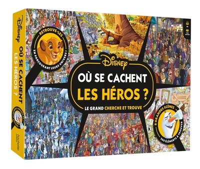 Picture of DISNEY - Coffret de jeu Cherche et trouve - Où se cachent les héros Disney ?