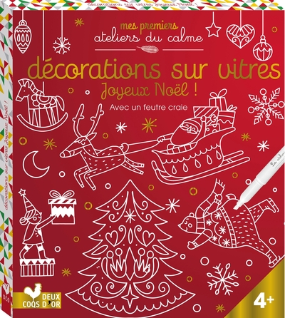 Image de Décorations sur vitres Joyeux Noël - boîte avec accessoires