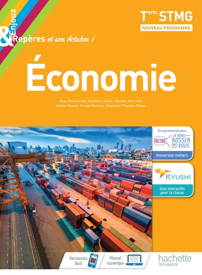 Picture of Enjeux et Repères Économie Terminale STMG - Livre élève - Éd. 2020