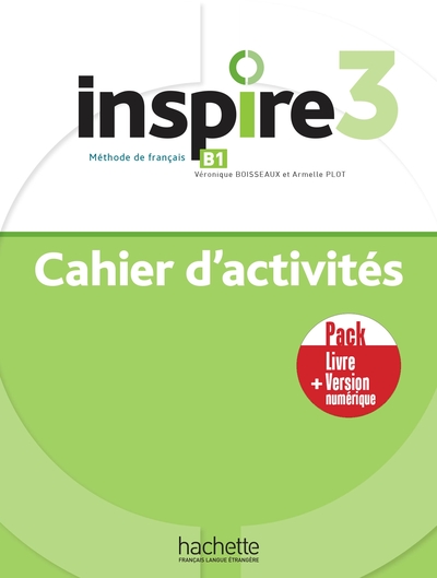 Image de Inspire 3 - Pack Cahier d'activités + Version numérique (B1)