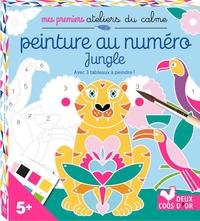 Image de Peinture au numéro jungle - mini boîte avec accessoires