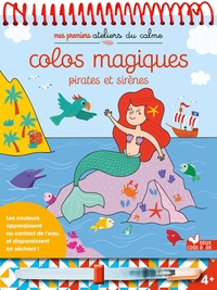 Picture of Colos magiques Pirates et sirènes - bloc avec feutre à eau