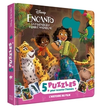 Picture of ENCANTO, LA FANTASTIQUE FAMILLE MADRIGAL - Mon Petit Livre Puzzle - 5 Puzzles 9 Pièces - Disney