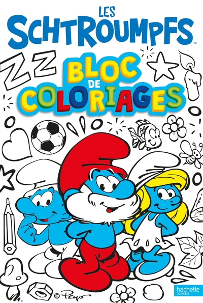 Picture of Les Schtroumpfs-Bloc de coloriages