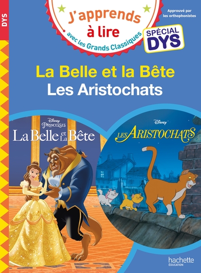 Image de Disney - La Belle et la bête / Les Aristochats - Spécial DYS (dyslexie)