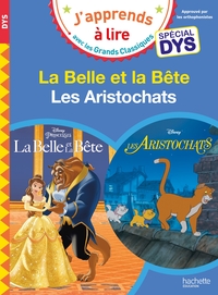 Image de Disney - La Belle et la bête / Les Aristochats - Spécial DYS (dyslexie)