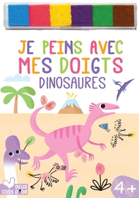 Image de Je peins avec mes doigts - dinosaures