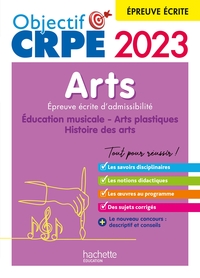 Image de Objectif CRPE 2023 - Arts - Epreuve écrite d'admissibilité