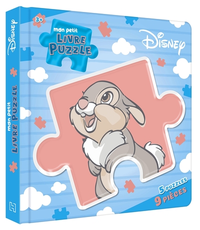 Picture of DISNEY - Mon Petit Livre Puzzle - 5 puzzles 9 pièces - Panpan