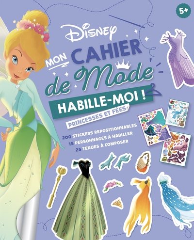Picture of DISNEY - Habille-moi ! - Mon cahier de mode - Princesses et fées
