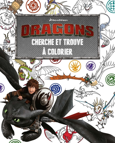 Picture of Dragons - Cherche et trouve à colorier