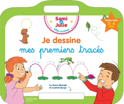 Image de Sami et Julie - Ardoise Je dessine mes premiers tracés 3-4 ans