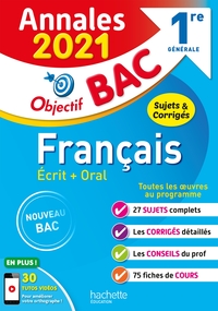Picture of Annales Bac 2021 Français 1ères
