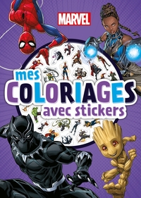 Image de BLACK PANTHER - Mes coloriages avec stickers - MARVEL