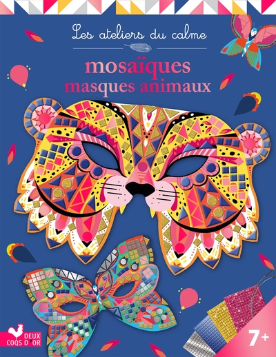 Image de Mosaïques masques animaux - pochette avec accessoires