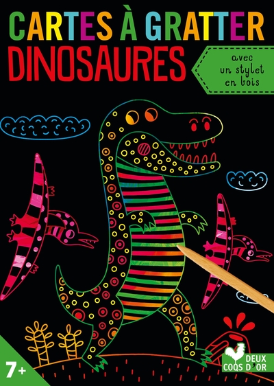 Image de Cartes à gratter - dinosaures