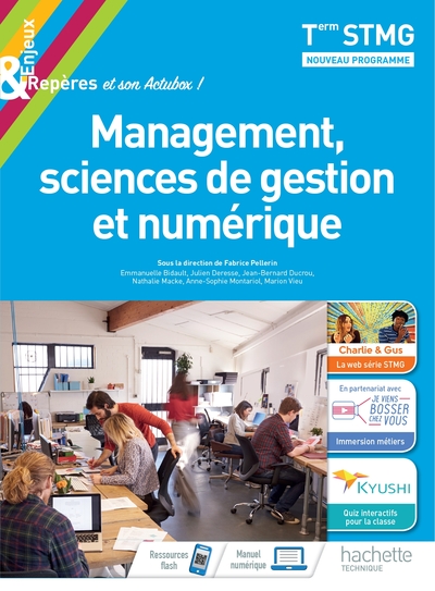 Picture of Enjeux et Repères Management, Sciences de gestion et numérique Term STMG - Livre élève - Éd. 2020