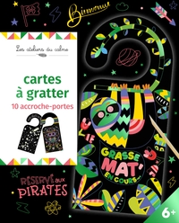 Image de Cartes à gratter - 10 accroche-portes - pochette avec accessoires