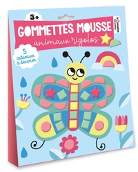 Image de Gommettes mousse - animaux rigolos - pochette avec accessoires