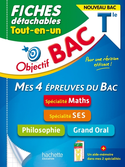 Picture of Objectif BAC Fiches  Tout-en-un Tle Spécialités Maths et SES + Philo + Grand oral