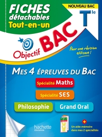Picture of Objectif BAC Fiches  Tout-en-un Tle Spécialités Maths et SES + Philo + Grand oral