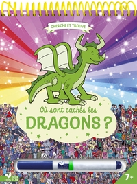 Picture of Où sont cachés les dragons ? - bloc avec feutre effaçable