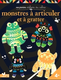 Image de Monstres articulés à gratter - pochette avec accessoires